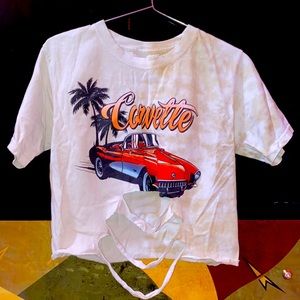 A cool top would really look good with jeans.